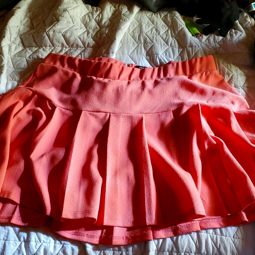 Coral Skater Skirt